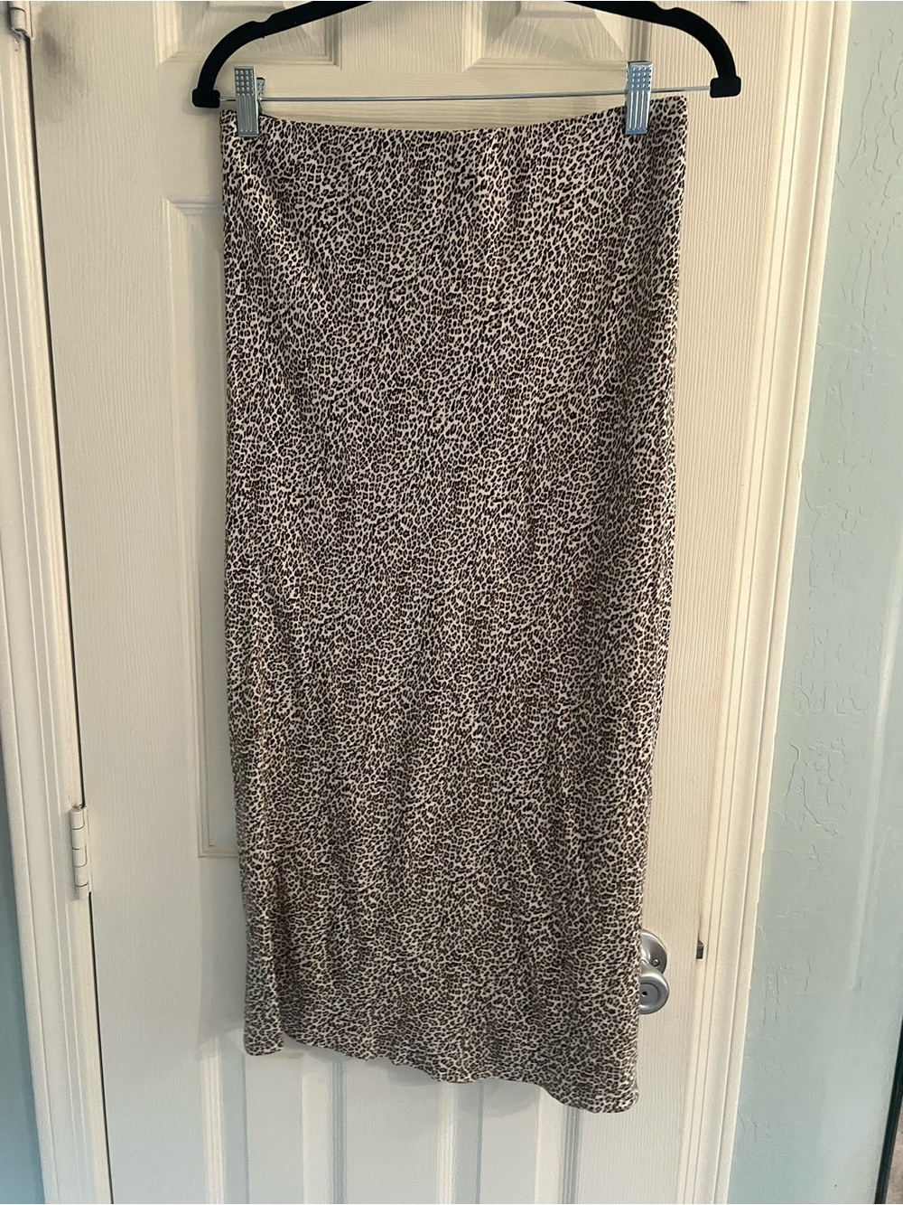 Jenni Kayne animal print midi skirt large